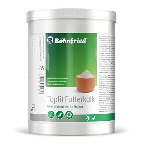 Röhnfried â TOPFIT Spezial Futterkalk | Mischung aus Vitaminen, Mineralstoffen und Spurenelementen für Tauben (1000 g)