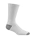 davido Mens crew Socks made Italy 100% cotton 8 pair White/gray(10-13 white/gray)