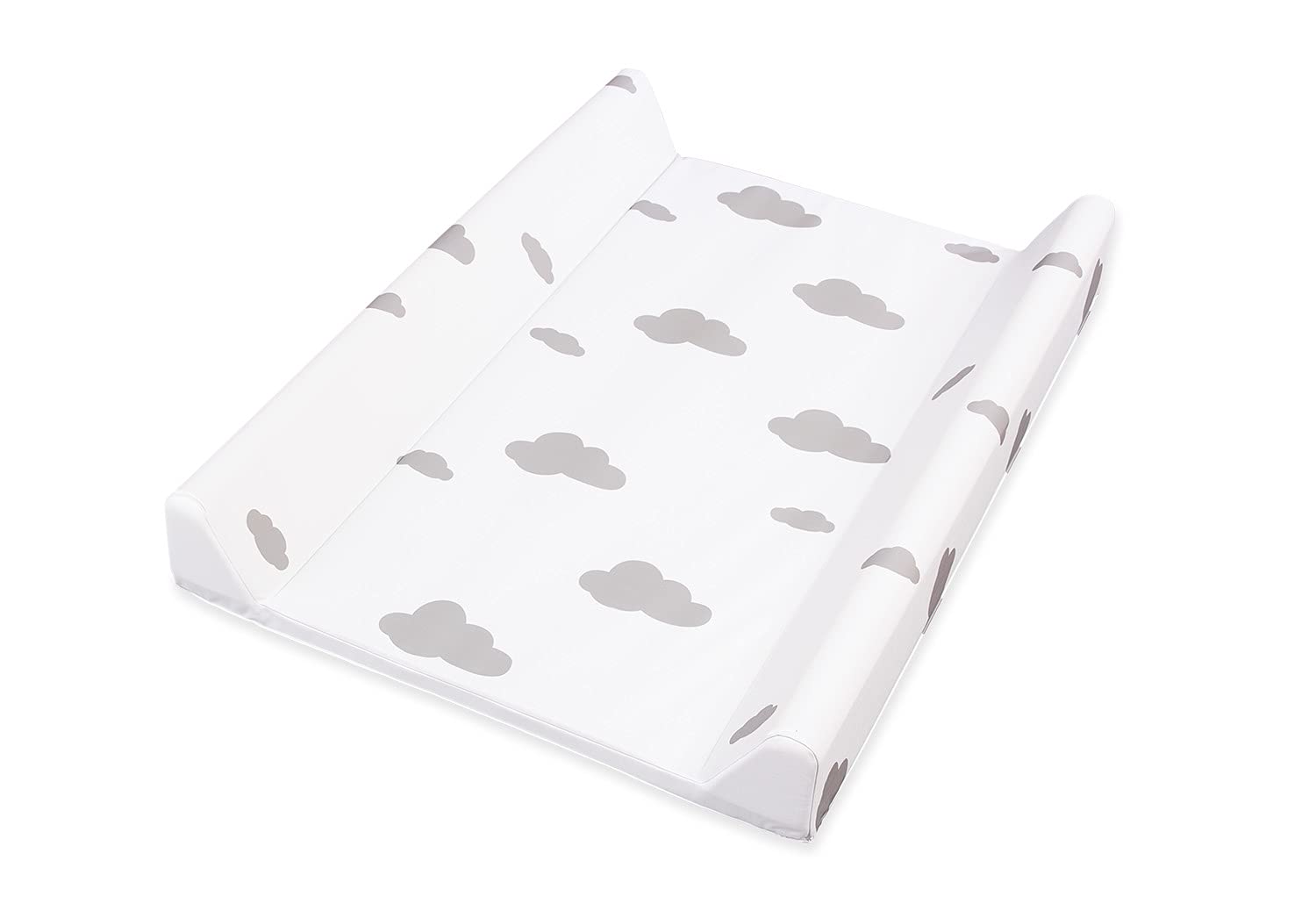 Pinolino 72012-8 Changing Tray, Foil, “Clouds” Design, Grey, 1 Unit