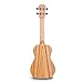 Caramel CC102A 23'' Zebra Wood Concert Acoustic Ukulele Bundle Bag Tuner Set