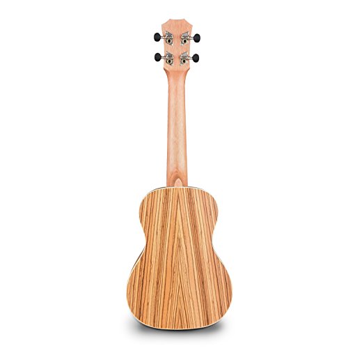 Caramel CC102A Zebra Wood Concert Acoustic Ukulele With Truss Rod