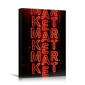 signwin Canvas Wall Art Light Quotes Bedroom Industrial...