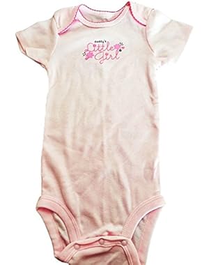 Just One You Daddy's Little Girl Pink Short Sleeve Bodysuit