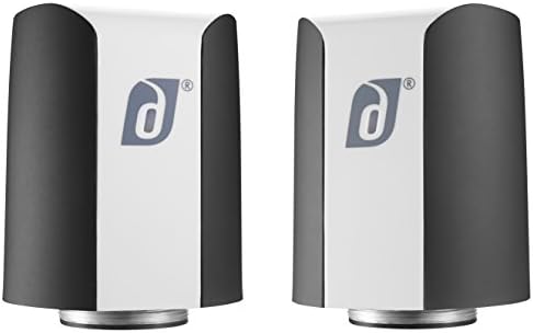 Damson Audio Jet Portable Wireless Bluetooth Stereo Speaker Pair  - Black and White