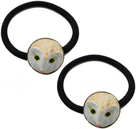 Forin Handcrafted Resin Headwear Hair Band Pet Cartoon Cute 2 Pcs (Khaki)