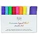 Four Seasons Crafting Premium Liquid Chalk Markers (Bundle) Includes: 8 Markers with Reversible Tips - 12 Chalkboard Label Stickers - 1 Anti-Static Fiber Cloth Eraser and 2 Replacement Marker Tips