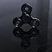 NEWBEA Hand Spinner Tri-Spinner Fidget Spinner Toy Stress Reducer - Perfect For ADD, ADHD, Anxiety, and Autism Adult Children (Three wings black A)