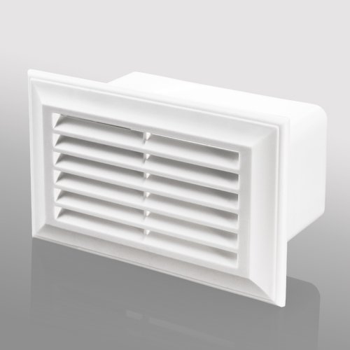 Buy Cooker Hood Extractor Ducting Grille for Heat Recovery Fan Flat
