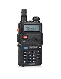 Baofeng UV 5RTP correa dual Radio bidireccional Radio Ham de alta potencia Walkie Talkie con cable de programación + antena RD 771 + micrófono de altavoz