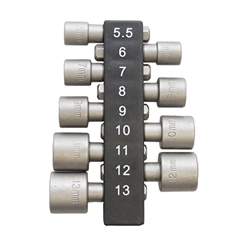 Click Here to See More Images Best Way Tools 39522 Metric Nut-Setter set, 9 Piece