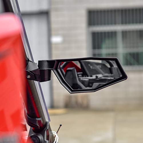 SAUTVS Adjustable Folding Side Rear View Mirrors, HighDefinition Side