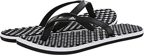 adidas Performance Women's Eezay Dots W Athletic Sandal,White/Black/Black,11 M US