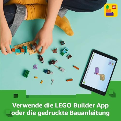 Minecraft Die Illager-Wüstenpatrouille - Gaming Spielzeug mit Figuren, darunter EIN Plünderer, EIN Vindikator und EIN Kaktusritter - Gamer Geschenk für Jungen und Mädchen ab 7 Jahren - 21267
