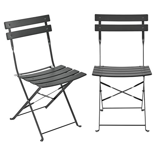 ADHW Tisch 2 Stühle Sitzgruppe Balkonset Gartengarnitur – Bild 6