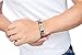 Jstyle Jewelry Men's Stainless Steel Religious Black Rubber Cross Bracelet