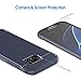 JETech Slim Fit Case for Samsung Galaxy S7 5.1-Inch, Thin Phone Cover with Shock-Absorption and Carbon Fiber Design (Blue)