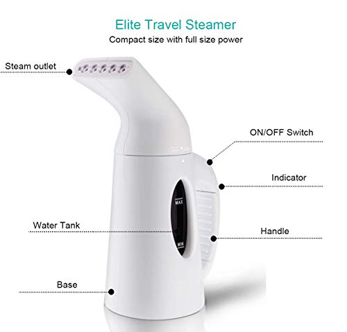 Moolida Steamer for Clothes Portable Handheld Steamer 850 Watt Powerful Clothes Steamer Wrinkle Remover …