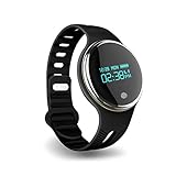 PINGKO Pedometer Activity Tracker Sleep Monitor Watch, Fitness Tracker with IP67 Waterproof OLED Touch Screen Bluetooth Smart Wristband GPS Tracking Bracelet for iOS and Android Smartphone