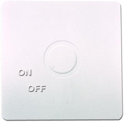 Trendi Artistic Modern Glossy Tactile Fan Speed Control Switch White ART-SPDWH