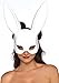 Leg Avenue womens Masquerade Rabbit Mask Costume Accessories, White, One Size US