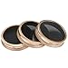 Neewer Multi-coated 3 Pieces Filter Kit for Autel X-Star, X-Star Premium Drones, Made of Ultra High Definition Glass and Aluminum Frame, Includes ND4/PL Filter, ND8/PL Filter, ND16/PL Filter (Gold)