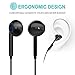 Bluetooth Headphones, Wireless Headphones Bluetooth V4.1 Earbuds with Mic Stereo Earphones Noise Cancelling Sweatproof Sports Headset for iPhone X 8 7 Plus Samsung Galaxy S9 and Android Phones (black)