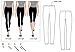 Style Arc Sewing Pattern - Laura Legging (Sizes 04-16) - Click for Other