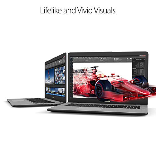 ASUS VivoBook Pro 17 Thin and Portable Laptop, 17.3″ FHD, Intel Core i7-8565U, GeForce GTX 1050, 16GB DDR4, 512GB SSD, Wi-Fi 5, Backlit KB, FP Reader, Windows 10 – N705FD-DS77, Gaming Capable