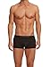 Papi Men's 3-Pack Brazilian Solid Trunk, Black, Small
