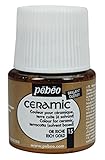 PEBEO 025-015 Ceramic, Enamel Effect Paint, 45 ml Bottle - Rich Gold