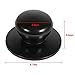 Pot Lid Knob, Universal Kitchen Cookware Saucepan Kettle Lid Replacement Knobs Cover Pan Lid Holding Handles 2Pcs (Black)