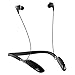 Active Noise Cancelling Bluetooth Headphones, iDeaUSA Wireless Neckband In Ear Earbuds with Built in Microphone, Lightweight, Comfortable Earphones, 20 Hours Playtime