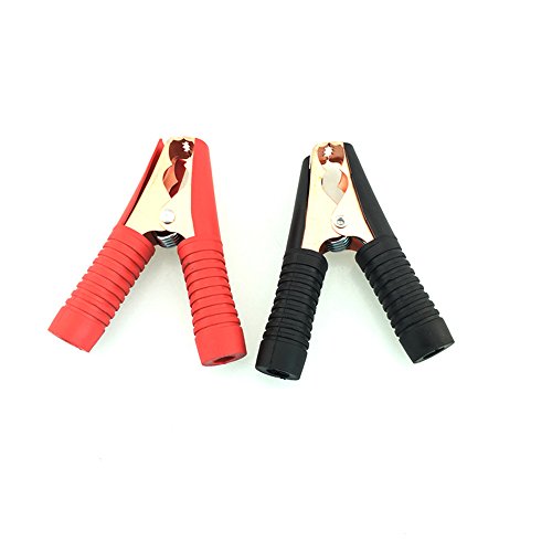 Iztor 1 pair 100A 90mm Car Vehicle Battery Test Alligator Crocodile Clip Clamp