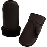 Zavelio Women's Sheepskin Fur Mittens – LWG Certified Premium Shearling Leather Warm Cold Weather Winter Gloves