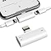 EURPMASK Lightning Adapter Splitter Compatible with iPhone Xs Max 8 X, 2 in 1 Lightning to Headphone Audio & Charging Jack Connector Splitter, Double Ports for Dual Headphone Audio & Charge Adapter