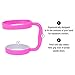 F-32 Handle - 19 COLORS - 20oz Size - Compatible with 20 Oz YETI Tumbler Travel Mug (20 OZ, HOT PINK (NEON)