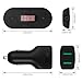 AUKEY FM Transmitter with 2-Port USB Car Charger, Built-in Mic for any Devices with 3.5mm Audio Plug