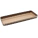 Plataplus Long Rectangle Tart Pan with Removable Bottom 14.4” Nonstick Golden