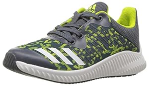 Image of adidas Kids' Fortarun,ONIX/WHITE/SEMI SOLAR YELLOW,6 Medium US Little Kid