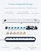 BESTEK Power Strip USB 3.0 Quick Charge, Surge Protector with 6-Outlet, 5V 6A 4 Smart USB Charging Ports, Long Bars 6Ft Heavy Duty Extension Power Cords, 500J, FCC ETL Listed