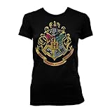 Harry Potter: Hogwarts Crest Black Junior T-Shirt