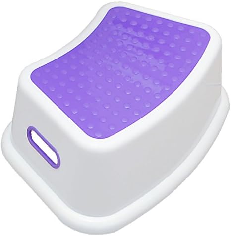 LANKUO Step Stool, Take It Along in Bedroom, Kitchen, Bathroom and Living Room. Great for Potty Training! (Purple)