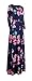 Swiland Women's Bodycon Sleeveless Little Cocktail Party Dress with Floral Lace (Small, Blue)