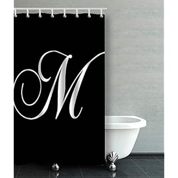 Amazon Com Asgfsc Custom Black White Monogram M Designer
