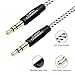 CableCreation 2-Pack 3.5mm Aux Cord(3FT/0.9M), 3.5mm Male to Male Stereo Audio Cable for Car, Headphones, Smartphones, Echo-Dot, Home/Car Stereos, Laptops, Speaker & More