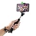 [One-piece Solution] Selfie Stick, Amzdeal® Ultra Compact Foldable U-shape Self-portrait Extendable Monopod with Built-in Bluetooth and 270 Degree Adjustable Phone Holder for iPhone, Android