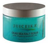Dead Sea Salt Scrub with Argan & Aromatic Oils -Ocean Breeze (15.5 fl.oz.-450ml) by Juiceika