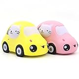 Squishies, Jumbo Squishies Cute Yellow Car 6