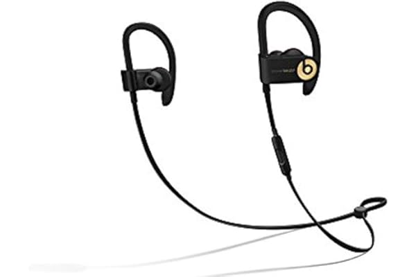 Powerbeats3 Wireless In-Ear Headphones - Trophy Gold (Black/Gold) (Renewed)