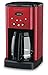 Cuisinart DCC-1200MR 12 Cup Brew Central Coffee Maker, Metallic Red